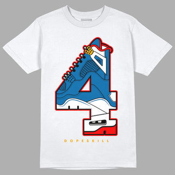 Messy Room 4s DopeSkill T-Shirt No.4 Graphic - White