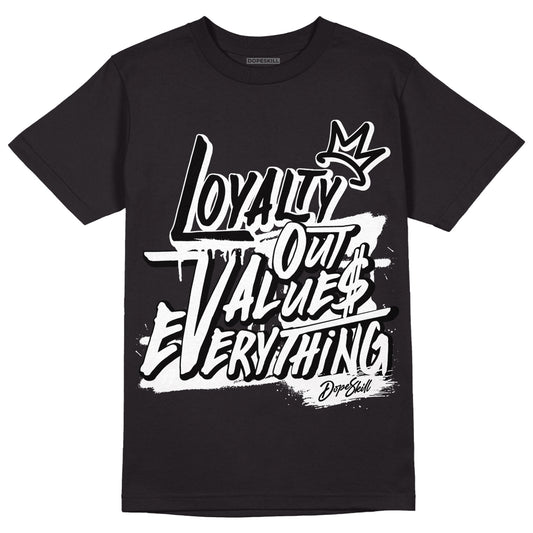 Jordan 1 High 85 Black White DopeSkill T-Shirt LOVE  Graphic Streetwear  - Black 