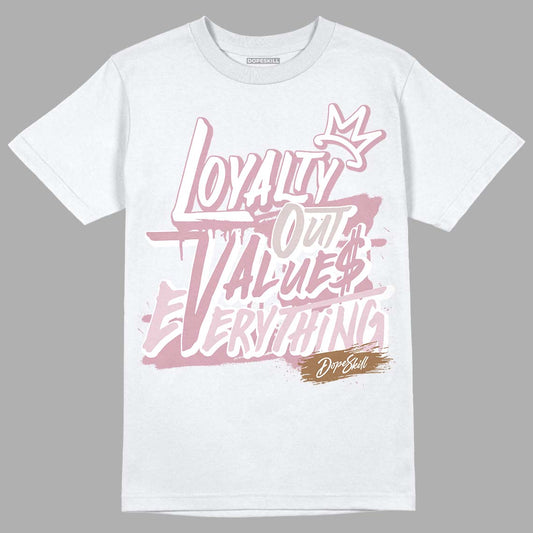 Dunk Low Teddy Bear Pink DopeSkill T-Shirt LOVE Graphic - White 