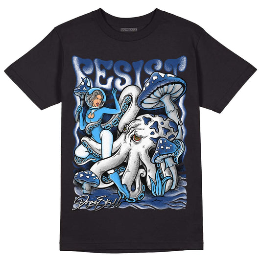 French Blue 13s DopeSkill T-Shirt Resist Graphic - Black