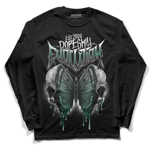 Lottery Pack Malachite Green Dunk Low DopeSkill Long Sleeve T-Shirt DopeSkill Evolution Graphic - Black