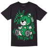 Jordan 2 Retro Lucky Green DopeSkill T-Shirt BEAN Graphic Streetwear  - Black