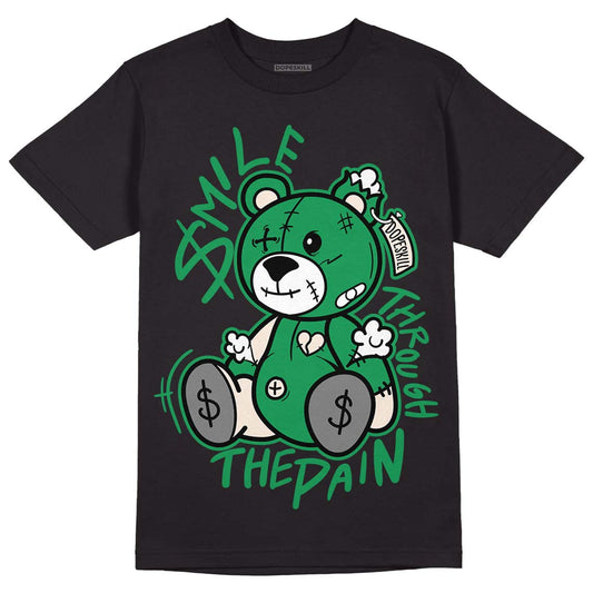 Jordan 2 Retro Lucky Green DopeSkill T-Shirt BEAN Graphic Streetwear  - Black