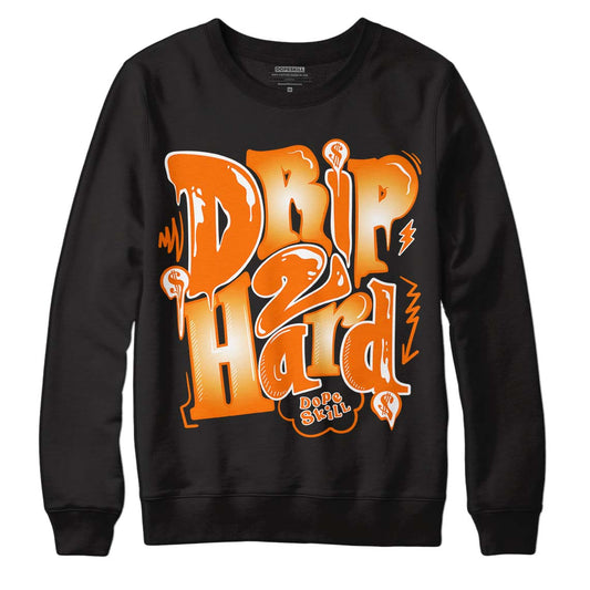 Wmns Dunk Low 'Magma Orange DopeSkill Sweatshirt Drip Too Hard Graphic Streetwear - Black