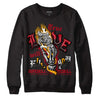 Cardinal 7s DopeSkill Sweatshirt True Love Will Kill You Graphic - Black 