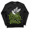 Dunk Low 'Chlorophyll' DopeSkill Long Sleeve T-Shirt Juneteenth 1865 Graphic Streetwear - Black