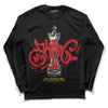 Black History Collection DopeSkill Long Sleeve T-Shirt King Chess Graphic - Black