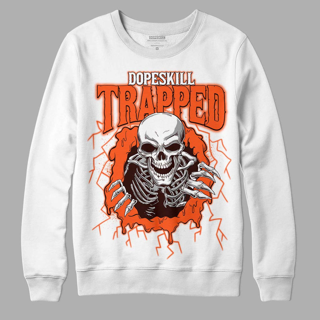 Starfish 1s DopeSkill Sweatshirt Trapped Halloween Graphic - White
