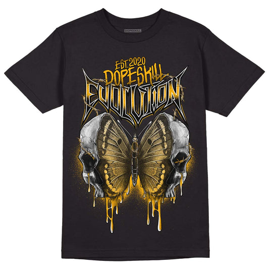 Goldenrod Dunk DopeSkill T-Shirt DopeSkill Evolution Graphic - Black 