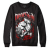 Jordan 12 Retro ‘Gym Red’ DopeSkill Sweatshirt Money On My Mind Graphic Streetwear - Black 