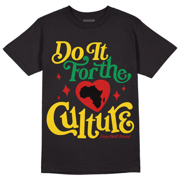 Black History Collection DopeSkill T-Shirt Do It For The Culture Graphic - Black