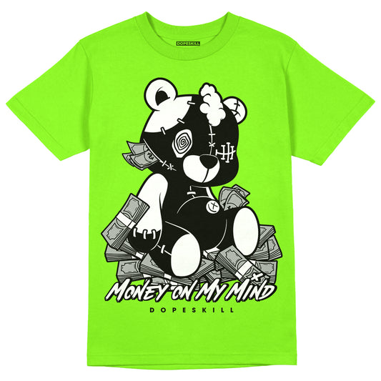 Neon Green Collection DopeSkill Neon Green T-shirt MOMM Bear Graphic