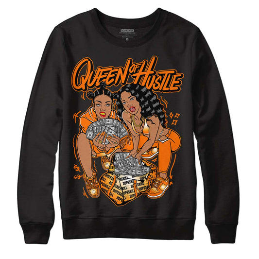 Wmns Dunk Low 'Magma Orange DopeSkill Sweatshirt Queen Of Hustle Graphic Streetwear - Black