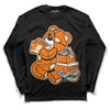 Wmns Dunk Low 'Magma Orange DopeSkill Long Sleeve T-Shirt Bear Steals Sneaker Graphic Streetwear - Black