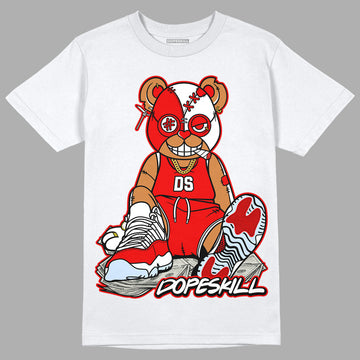 Cherry 11s DopeSkill T-Shirt Greatest Graphic - White
