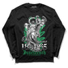 Jordan 1 Low Lucky Green DopeSkill Long Sleeve T-Shirt Juneteenth Graphic Streetwear - Black