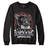 Fire Red 9s DopeSkill Sweatshirt Black King Graphic - Black