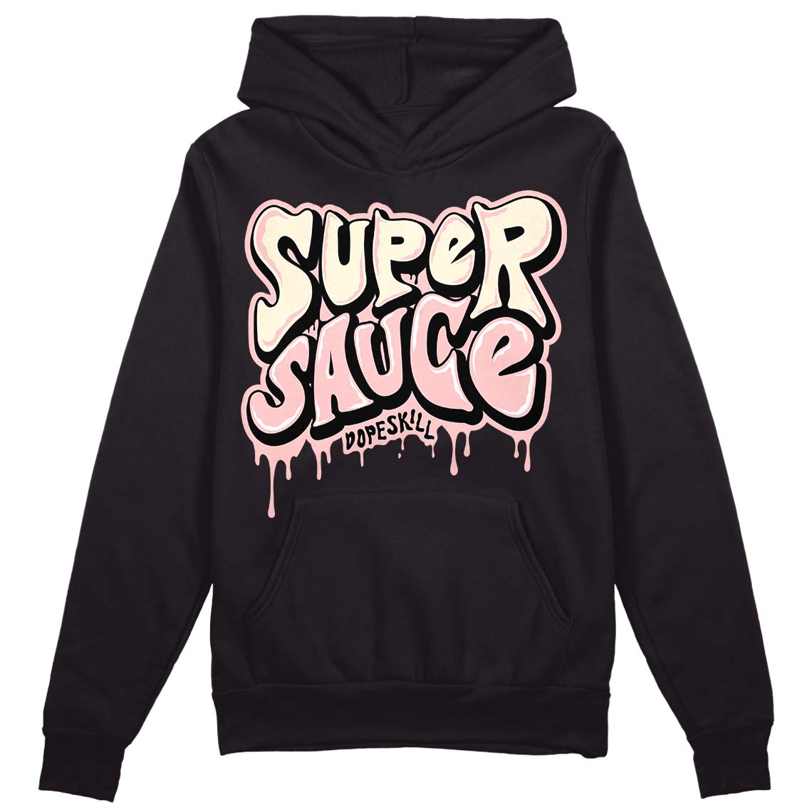 Jordan 1 High OG WMNS Washed Pink DopeSkill Hoodie Sweatshirt Super Sauce Graphic Streetwear - Black