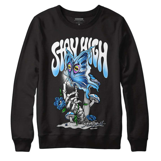 French Blue 13s DopeSkill Sweatshirt Stay High Graphic - Black 