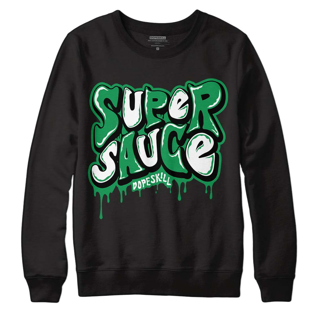 Jordan 6 Rings "Lucky Green" DopeSkill Sweatshirt Super Sauce Graphic Streetwear - Black