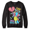 Candy Easter Dunk Low DopeSkill Sweatshirt Love Sick Graphic - Black