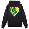 Dunk Low Reverse Brazil DopeSkill Hoodie Sweatshirt Heart Jordan Graphic - Black