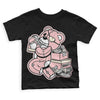 Jordan 1 High OG WMNS Washed Pink DopeSkill Toddler Kids T-shirt Bear Steals Sneaker Graphic Streetwear - Black