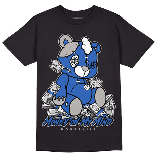 True Blue 1s DopeSkill T-Shirt MOMM Bear Graphic - Black