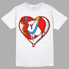 Fruity Pebbles Dunks DopeSkill T-Shirt Heart Jordan Graphic - White