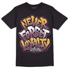 Brotherhood 1s High OG DopeSkill T-Shirt Never Forget Loyalty Graphic - Black 