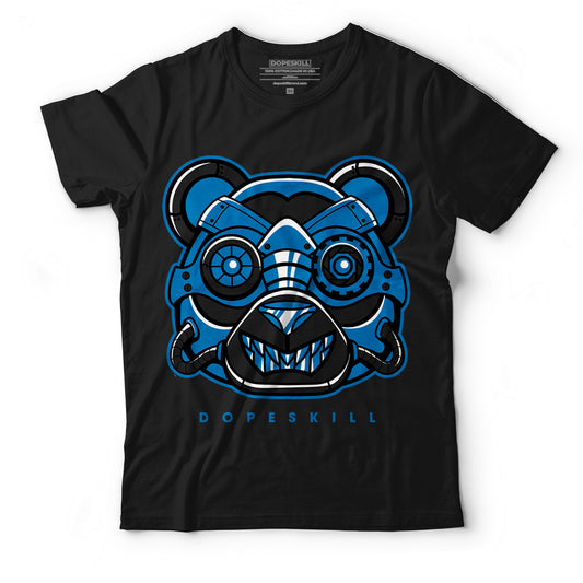 AJ 1 Dark Marina Blue DopeSkill T-Shirt Robo Bear Graphic