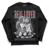 Jordan 13 Retro 'Black Flint' DopeSkill Long Sleeve T-Shirt Real Lover Graphic Streetwear - Black