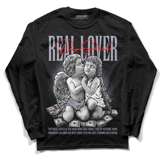 Jordan 13 Retro 'Black Flint' DopeSkill Long Sleeve T-Shirt Real Lover Graphic Streetwear - Black