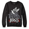 Fire Red 9s DopeSkill Sweatshirt Juneteenth 1865 Graphic