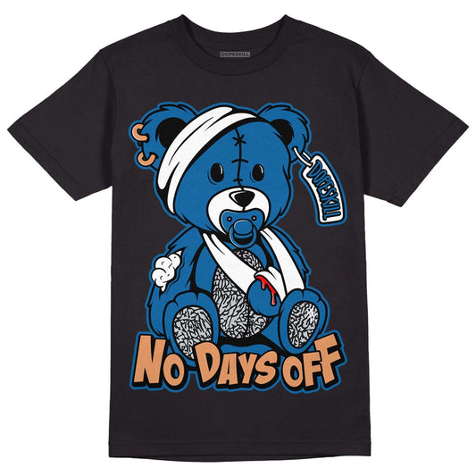 Jordan 3 Retro Wizards DopeSkill T-Shirt Hurt Bear Graphic Streetwear - Black
