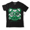 AJ 13 Lucky Green DopeSkill T-Shirt Robo Bear Graphic