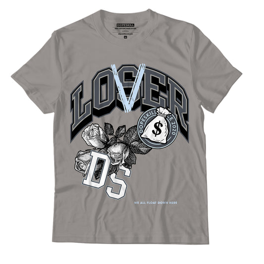 Jordan 11 Cool Grey DopeSkill Grey T-shirt Loser Lover Graphic, hiphop tees, grey graphic tees, sneakers match shirt