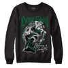 Gorge Green 1s DopeSkill Sweatshirt Money Loves Me Graphic - Black