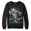 Jordan 2 Retro Lucky Green DopeSkill Sweatshirt True Love Will Kill You Graphic Streetwear  - Black 