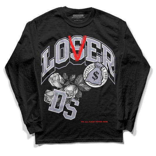 Jordan 13 Retro 'Black Flint' DopeSkill Long Sleeve T-Shirt Loser Lover Graphic Streetwear - Black