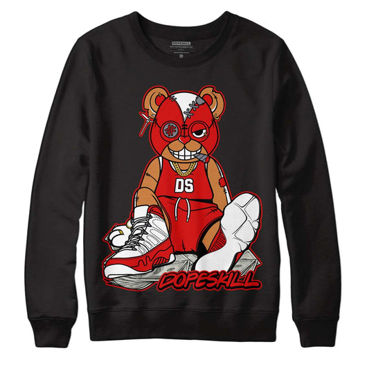 Gym Red 9s DopeSkill Sweatshirt Greatest Graphic - Black