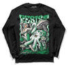 Jordan 2 Retro Lucky Green DopeSkill Long Sleeve T-Shirt Resist Graphic Streetwear - Black 