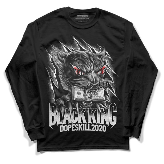 Jordan 1 High 85 Black White DopeSkill Long Sleeve T-Shirt Black King Graphic Streetwear - Black