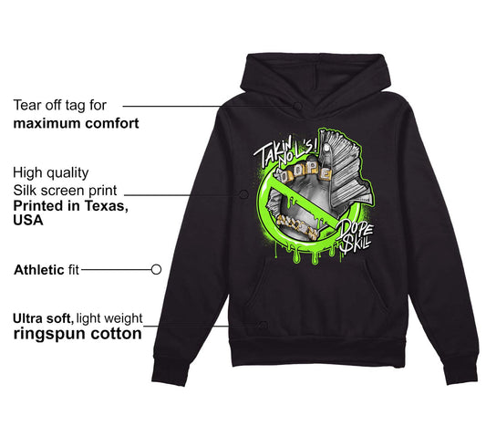 Neon Green Collection DopeSkill Hoodie Sweatshirt Takin No L's Graphic