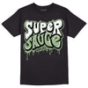 Seafoam 4s DopeSkill T-Shirt Super Sauce Graphic - Black 