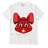 AJ 9 Chile Red DopeSkill T-Shirt Sneaker Rabbit Graphic