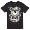 Jordan 4 Retro SE Craft Photon Dust DopeSkill T-Shirt New Double Bear Graphic Streetwear   - Black 