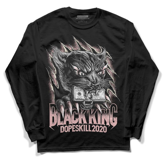 Jordan 1 High OG WMNS Washed Pink DopeSkill Long Sleeve T-Shirt Black King Graphic Streetwear - Black