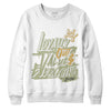 Jordan 5 Jade Horizon DopeSkill Sweatshirt LOVE Graphic - White 