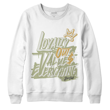 Jordan 5 Jade Horizon DopeSkill Sweatshirt LOVE Graphic - White 